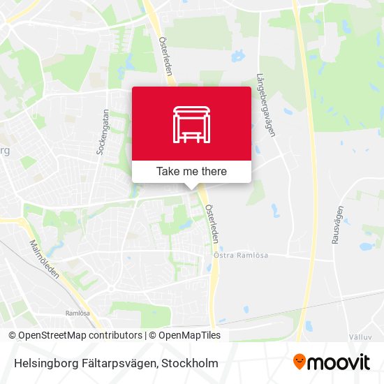 Helsingborg Fältarpsvägen map