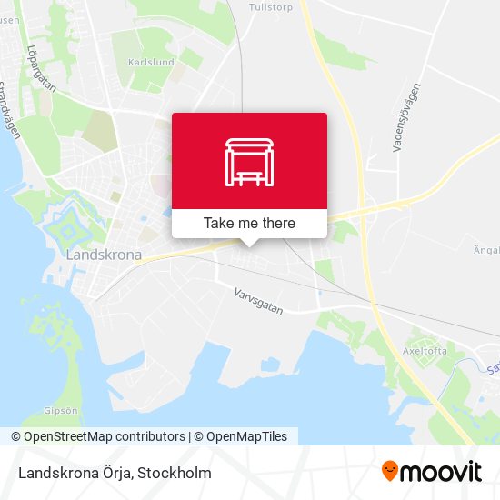 Landskrona Örja map