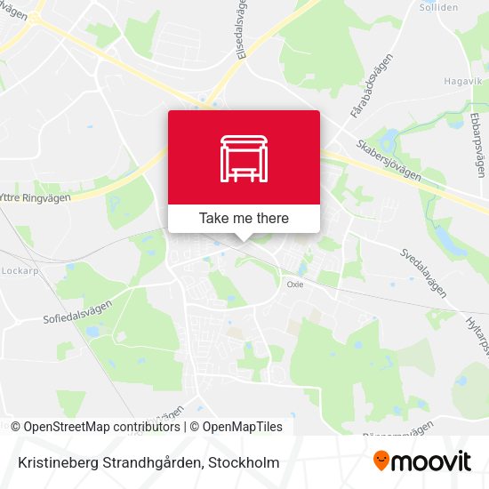 Kristineberg Strandhgården map