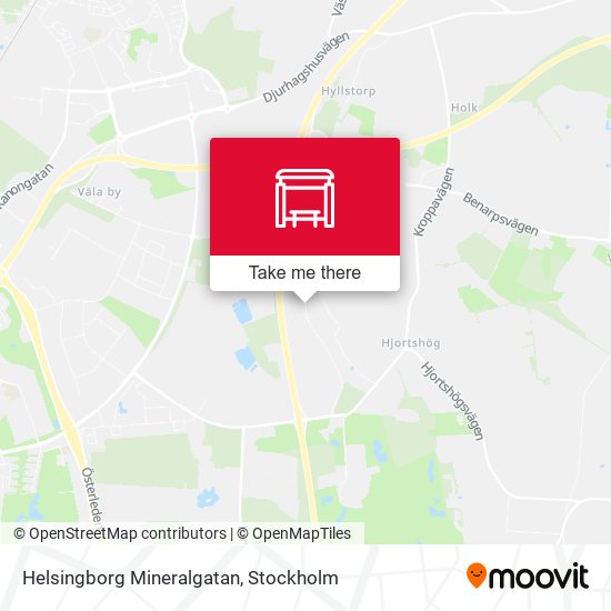 Helsingborg Mineralgatan map