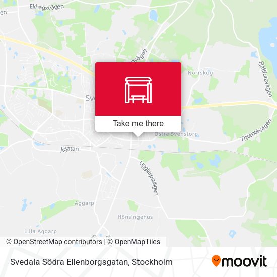 Svedala Södra Ellenborgsgatan map