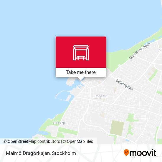 Malmö Dragörkajen map