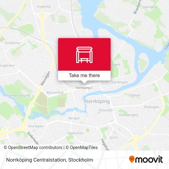Norrköping Centralstation map