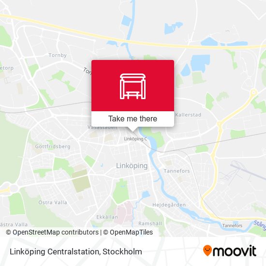 Linköping Centralstation map