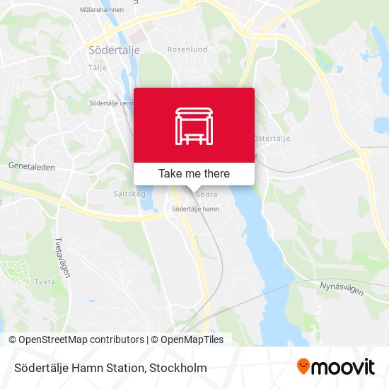 Södertälje Hamn Station map