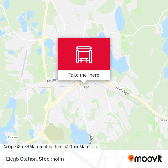 Eksjö Station map