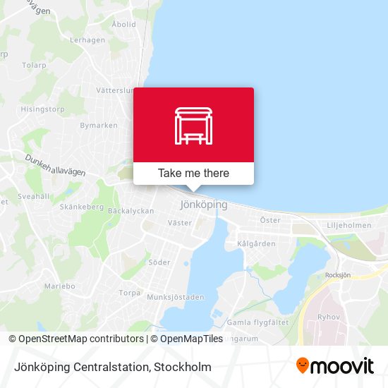 Jönköping Centralstation map