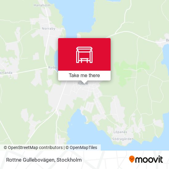 Rottne Gullebovägen map
