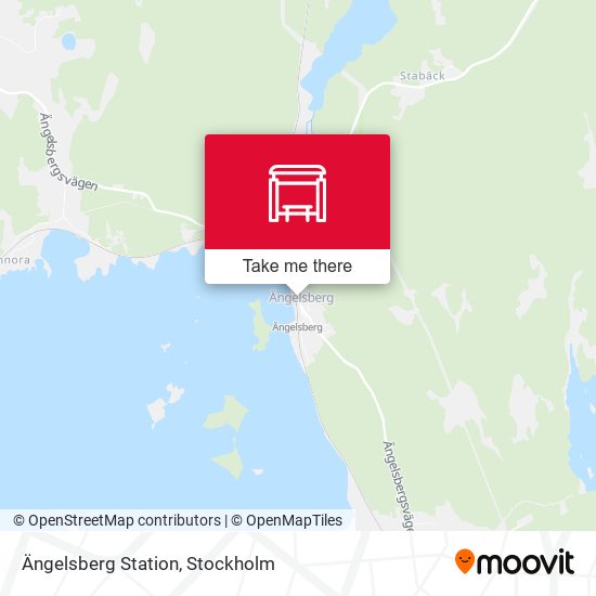 Ängelsberg Station map