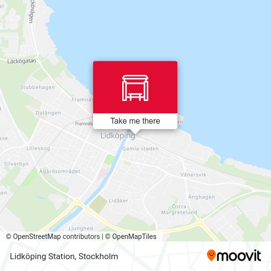 Lidköping Station map