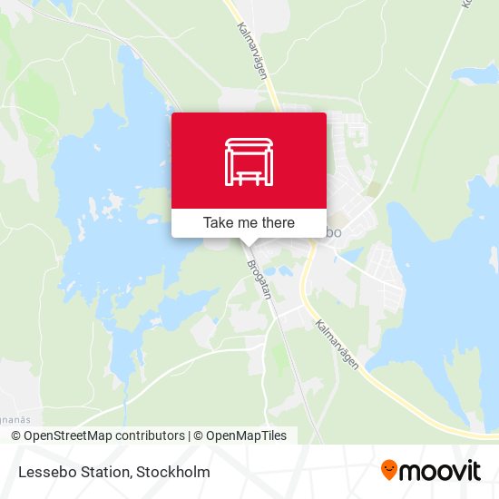 Lessebo Station map