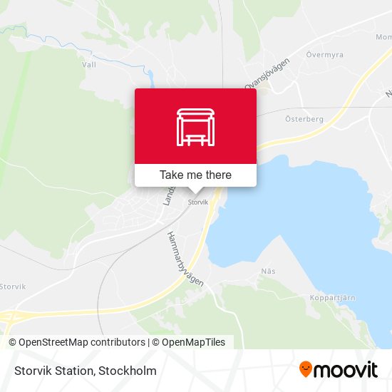 Storvik Station map