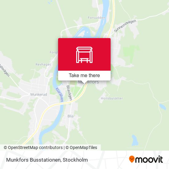 Munkfors Busstationen map