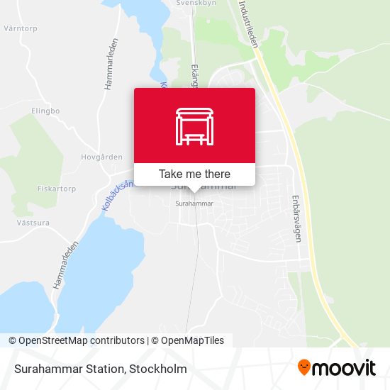 Surahammar Station map