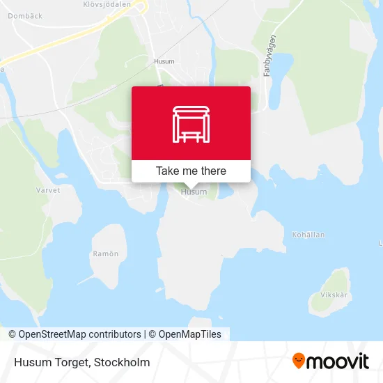 Husum Torget map