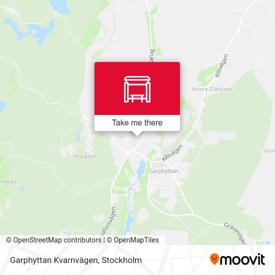 Garphyttan Kvarnvägen map