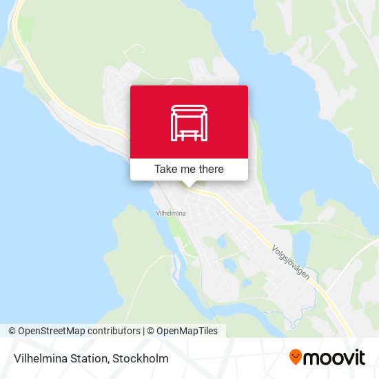 Vilhelmina Station map