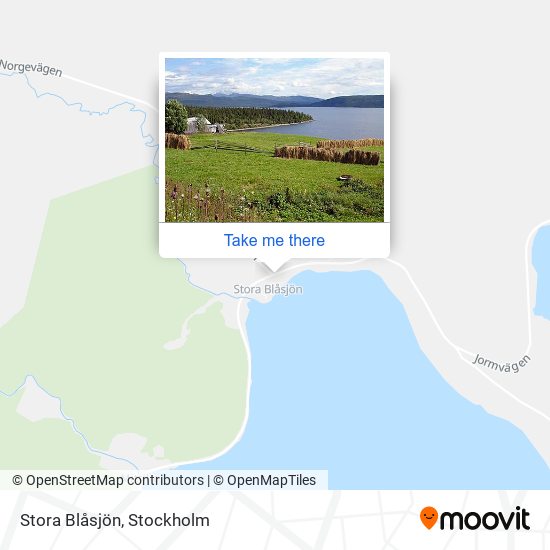 Stora Blåsjön map