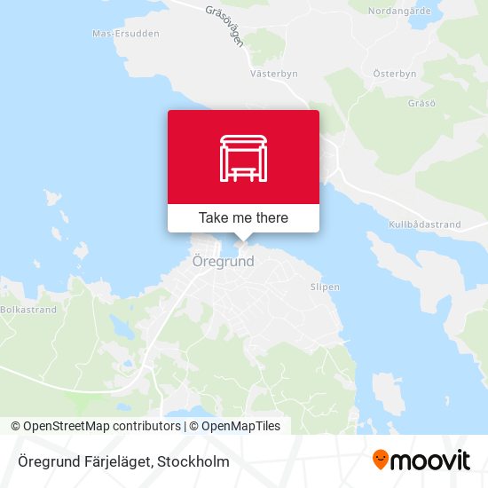 Öregrund Färjeläget map