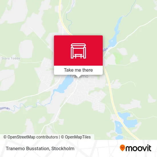 Tranemo Busstation map