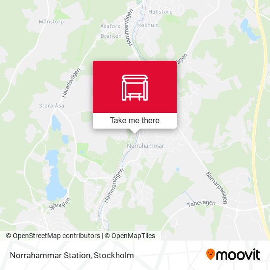 Norrahammar Station map