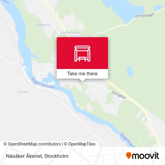 Näsåker Åkeriet map