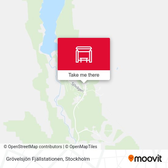 Grövelsjön Fjällstationen map