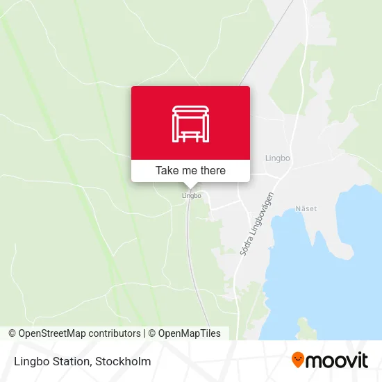 Lingbo Station map