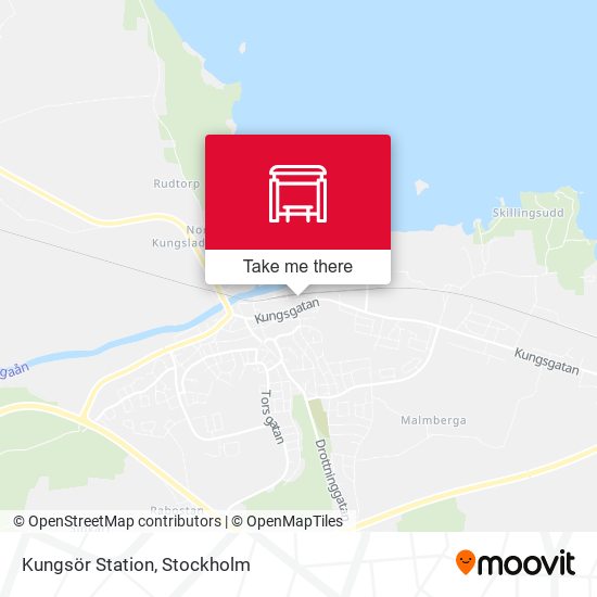 Kungsör Station map