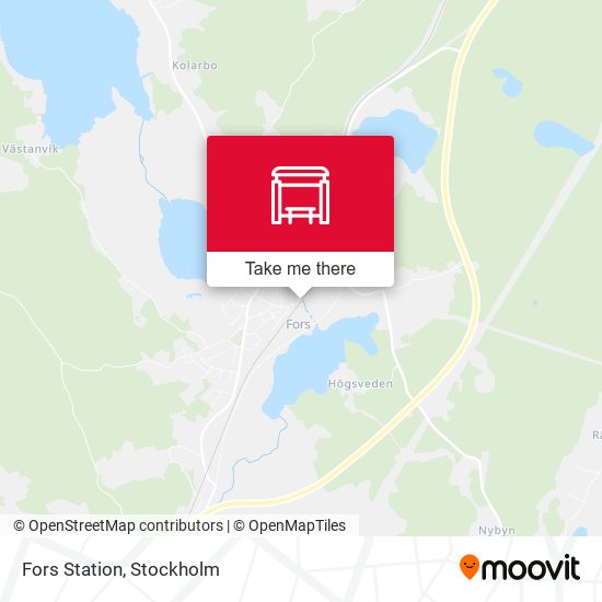 Fors Station map