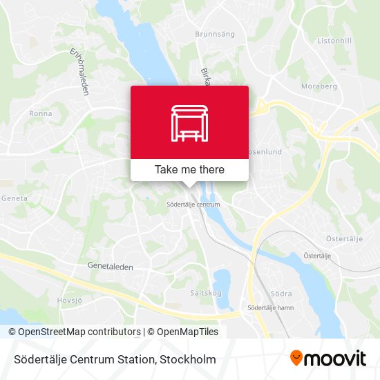 Södertälje Centrum Station map