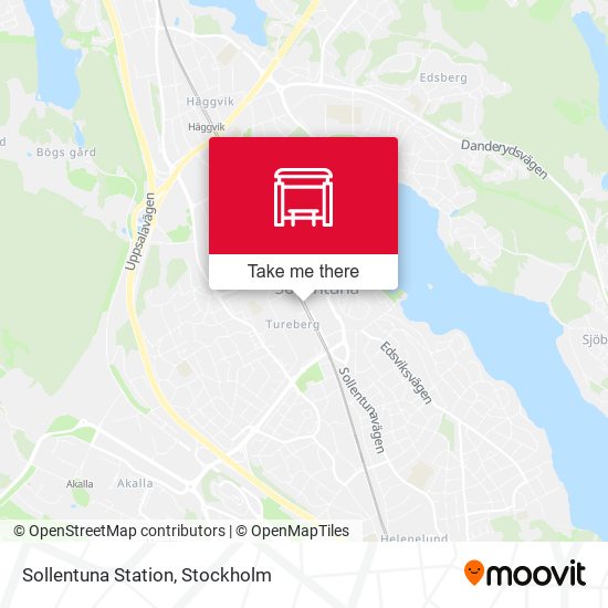 Sollentuna Station map