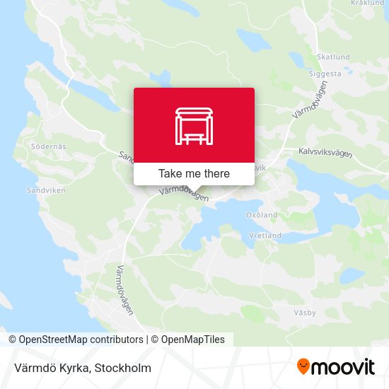 Värmdö Kyrka map