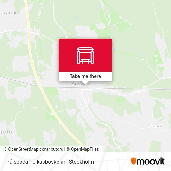 Pålsboda Folkasboskolan map