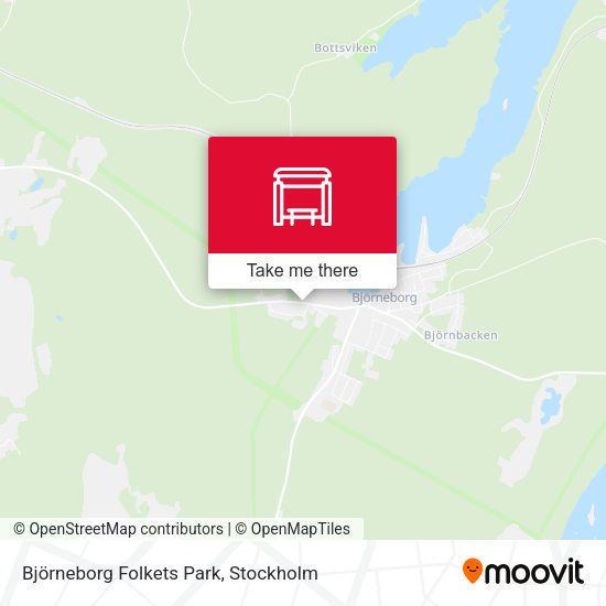 Björneborg Folkets Park map