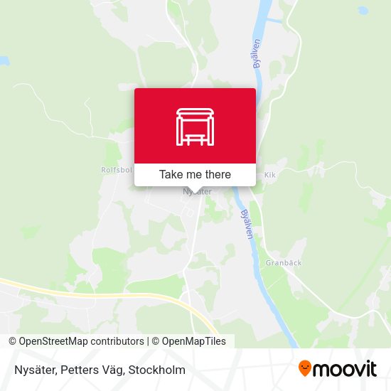 Nysäter, Petters Väg map