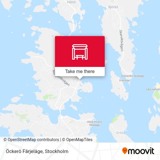 Öckerö Färjeläge map