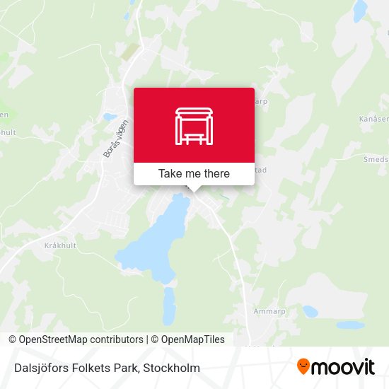 Dalsjöfors Folkets Park map