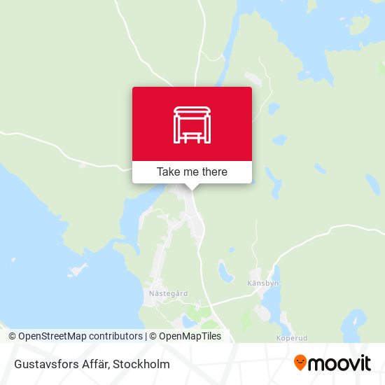 Gustavsfors Affär map