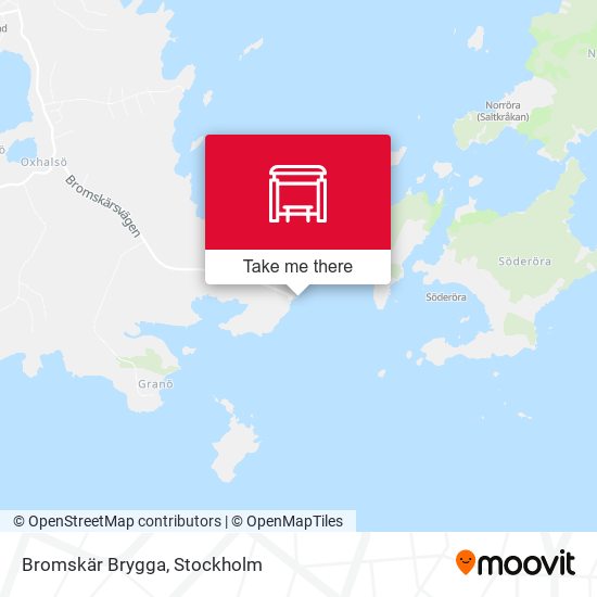 Bromskär Brygga map