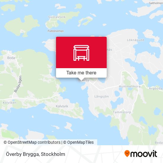 Överby Brygga map