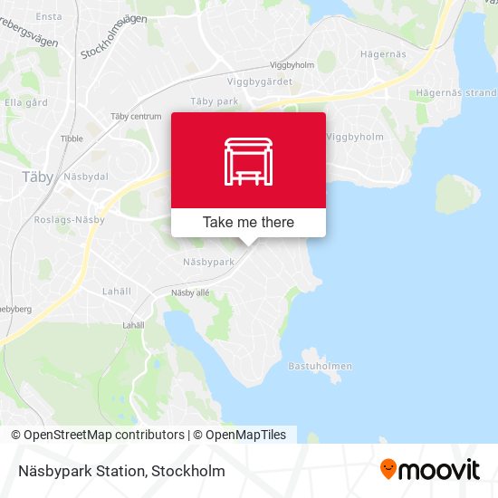 Näsbypark Station map