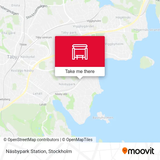 Näsbypark Station map