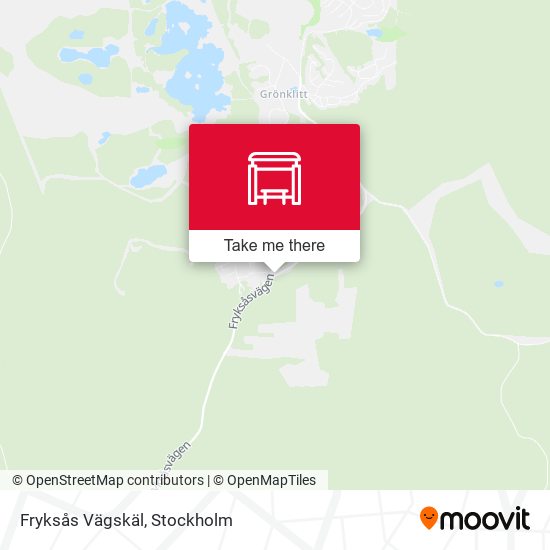 Fryksås Vägskäl map