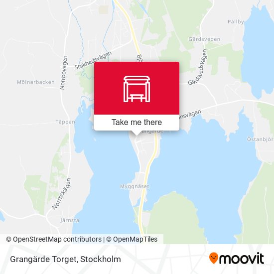 Grangärde Torget map