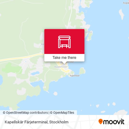 Kapellskär Färjeterminal map