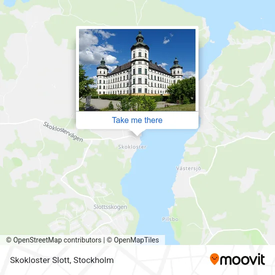 Skokloster Slott map