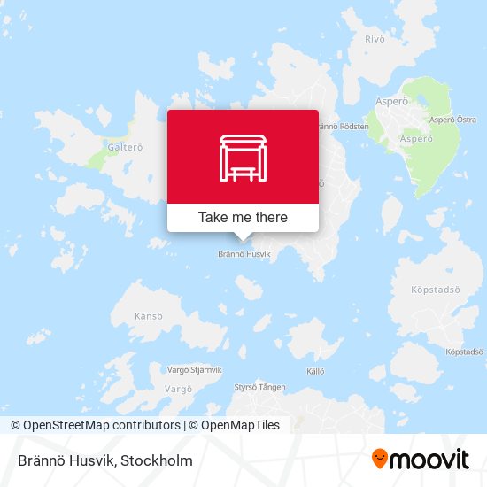 Brännö Husvik map