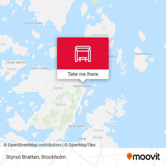 Styrsö Bratten map