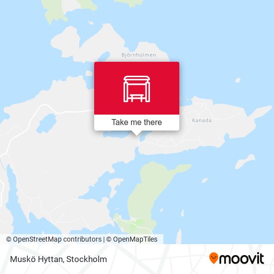 Muskö Hyttan map